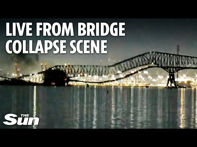 Biden speaks on Baltimore bridge collapse after ship collision