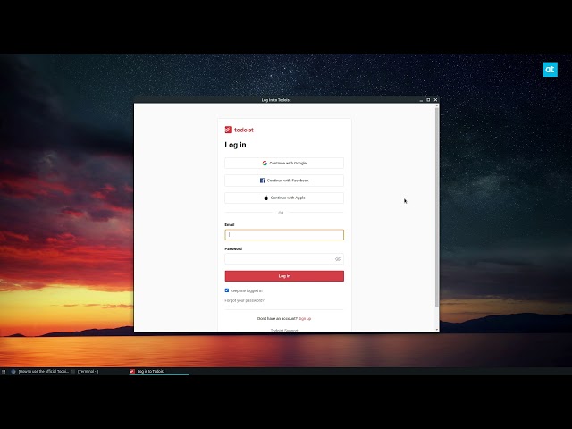 How to use the official Todoist app on Linux