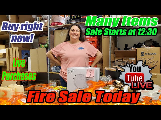 Live Fire Sale Come Join us for all the epic and amazing items we are selling!