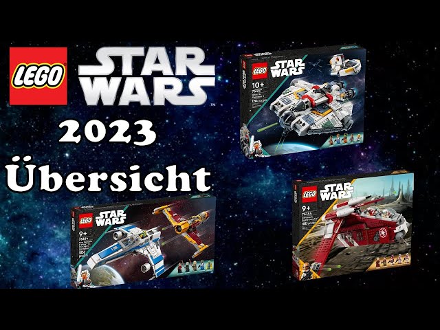 Übersicht über alle Lego Star Wars Sets September und Oktober  2023 +  August