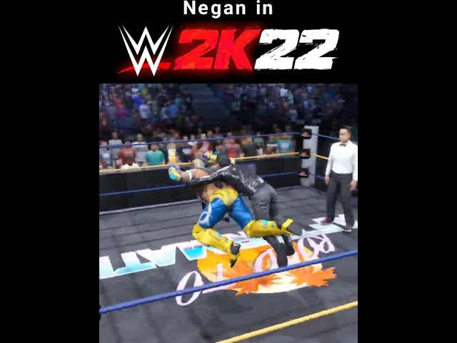 Negan From The Walking Dead in WWE 2K22