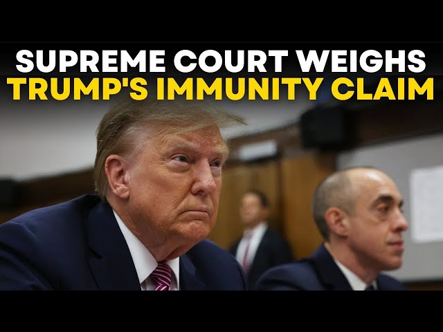 Donald Trump LIVE | Trump's Lawyers Face Off At SCOTUS | Trump Immunity Case LIVE News | Times Now