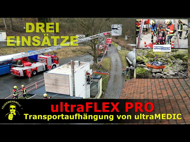 ultraFLEX PRO Transportaufhängung im Feuerwehr Einsatz #ultramedic