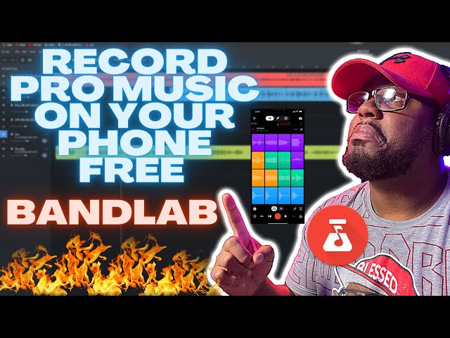 RECORD PRO MUSIC USING YOUR PHONE WITH THIS FREE APP (BANDLAB OVERVIEW)