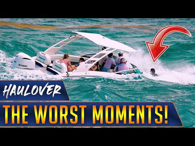 THE WORST BOAT FAILS EVER FILMED AT HAULOVER INLET!! BOAT SINKING! | WAVY BOATS