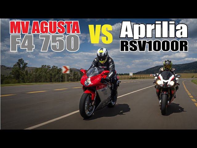 MV Agusta F4 750 vs Aprilia RSV1000R Factory