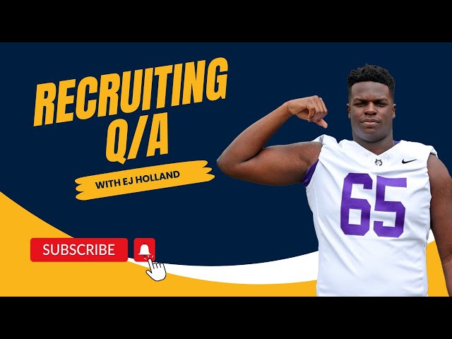 Michigan Football Weekly Recruiting Q/A with EJ Holland - April 17 I #GoBlue