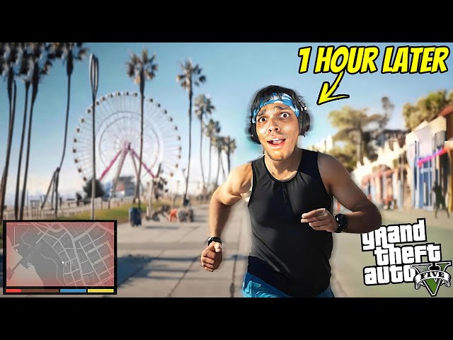 Walking the Entire Map of GTA 5 in REAL LIFE