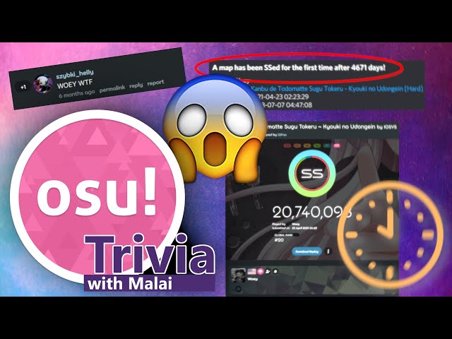 This score took 4671 days to happen! - osu!Trivia #shorts