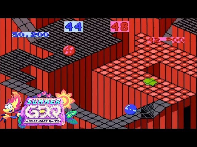 Marble Madness coop by yelsraek and Elipsis in 3:43 - SGDQ2019
