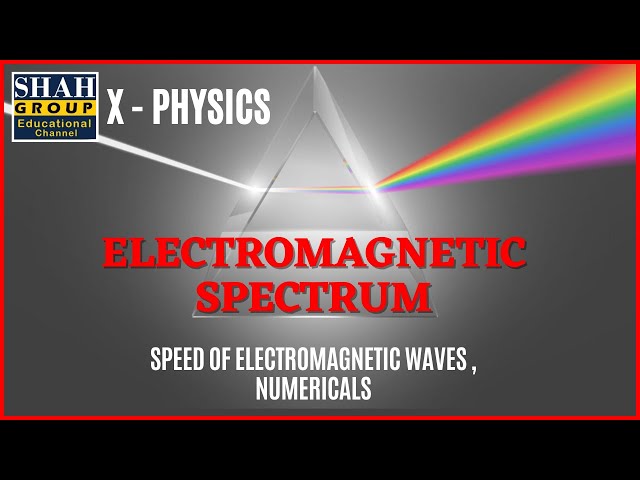 X PHYSICS| CHAPTER: ELECTROMAGNETIC SPECTRUM
