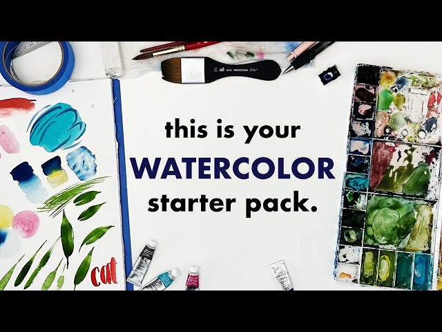 Trying watercolor for the first time? Here's what to know...
