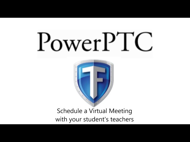 Requesting a virtual meeting with teachers in PowerPTC