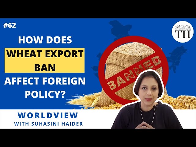 How does the wheat export ban affect foreign policy? | Worldview with Suhasini Haidar | The Hindu