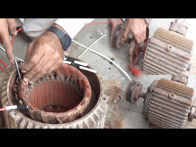 How to Repair The 5 HP 3 Phase Motor