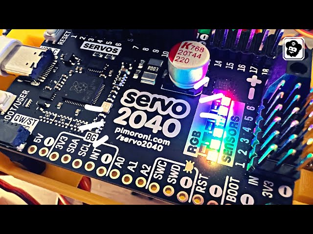 First look at Servo 2040 - an all-in-one 18 channel servo controller, powered by RP2040