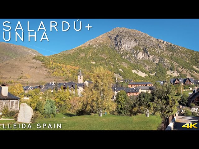 Tiny Tour | Salardú+Unha Spain | 2 beautiful ancient towns from 12th Century in LLeida | 2022 Oct