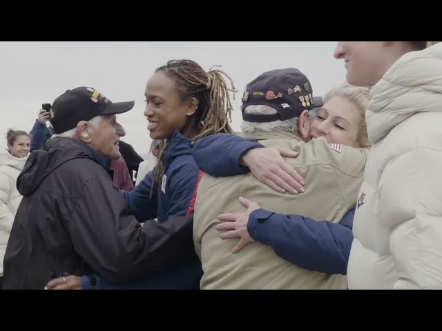 Connecting Generations: Team USA Meets Real Life Heroes in Normandy