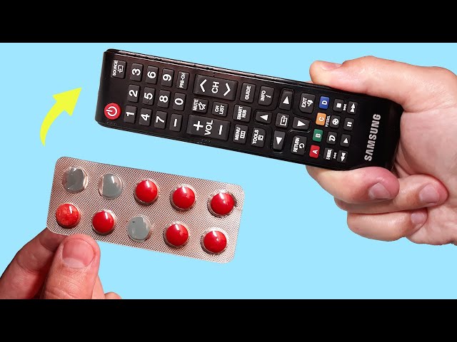 Once You Learn This You Won't Throw Empty Pill Packs In The Trash Anymore. How To Fix Remote Control