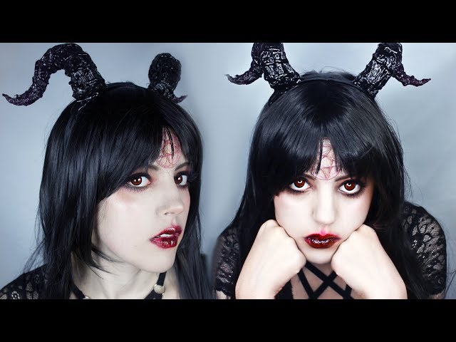 Satan's Princess Makeup Tutorial for Halloween