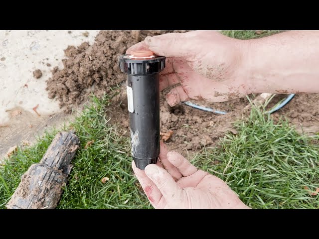 How to Replace A Broken Sprinkler