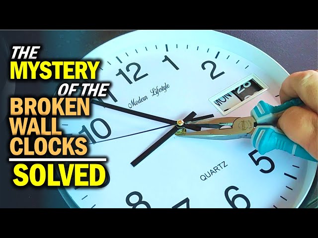 How to Fix a Broken Wall Clock (Hands Not Moving)