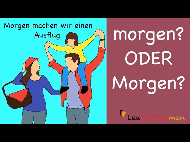 Learn German | Common Mistakes in German | "morgen" oder "Morgen"? | A1 | A2