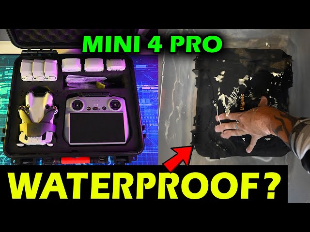 DJI mini 4 Pro Carrying Case "Waterproof Tested"
