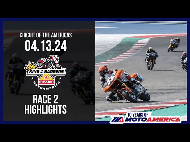 Mission King of the Baggers Race 2 at MotoGP COTA 2024 - HIGHLIGHTS | MotoAmerica