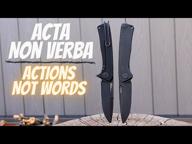 Actions Not Words ANV CZECH Knives (Acta Non Verba Knives)