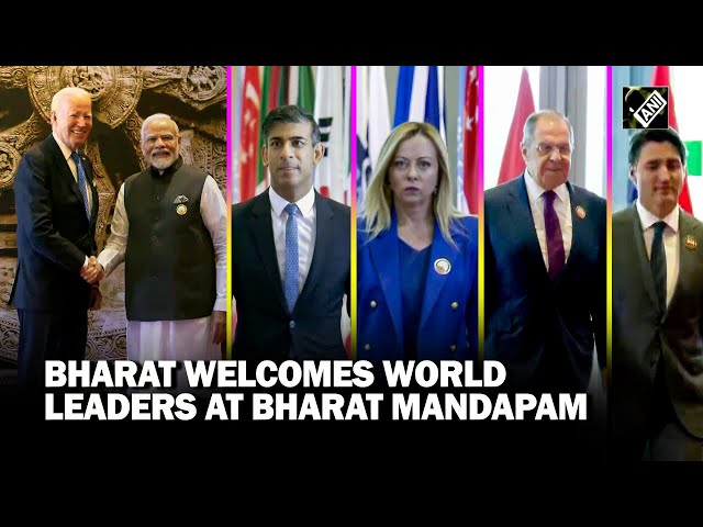 World leaders arrive at the Bharat Mandapam in Delhi for G20 Leaders’ Summit