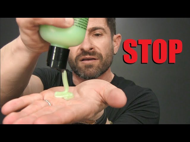 Shampoo Mistakes MOST Men Make... Stop It! Choosing The Right Shampoo & Proper Shampoo Techniques