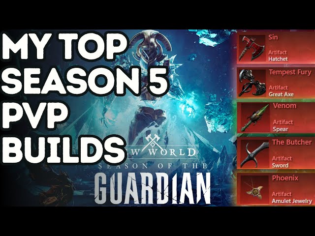 My Top Season 5 PvP Builds - New World
