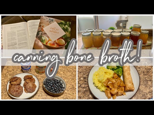 A FULL DAY OF HOMEMAKING || CANNING, COOKING & CLEANING!