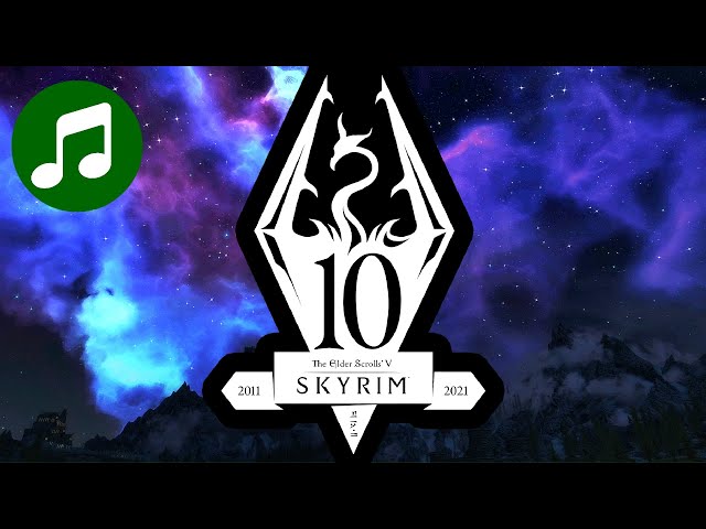 SKYRIM Anniversary Edition 🎵 Relaxing Music 10 HOURS ( Elder Scrolls | OST | Soundtrack  )