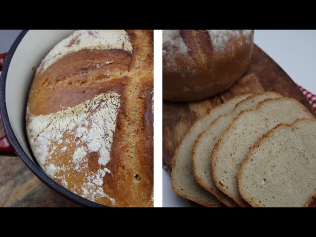 Einfaches Dinkelbrot selber backen | Brot wie vom Bäcker
