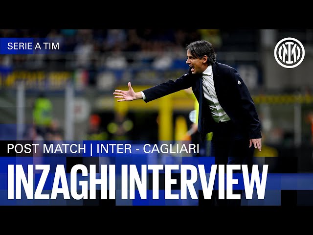 SIMONE INZAGHI INTERVIEW | INTER 2-2 CAGLIARI 🎙️⚫🔵