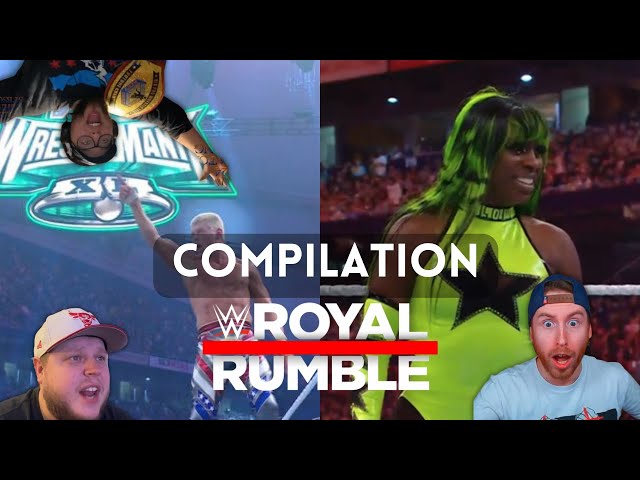 Cody Rhodes winning the Rumble, Naomi Return, TNA Crossover Reaction Compilation