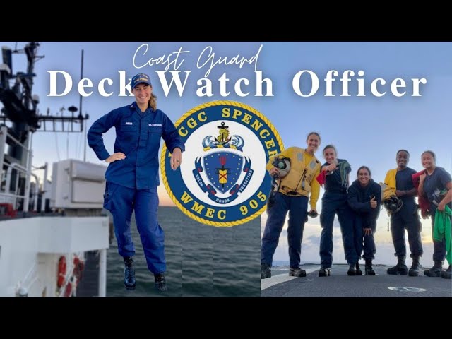 COAST GUARD DECK WATCH OFFICER // Erin’s First Patrol Recap - Lessons learned, Reporting in, Duty