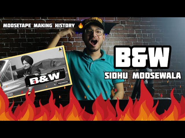 B&W (Official Audio) | Sidhu Moose Wala | The Kidd | Moosetape | REACTION \ REVIEW