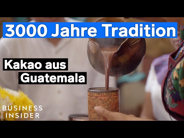 Bei einem Schamanen in Guatemala trinkt man traditionell reinen Kakao