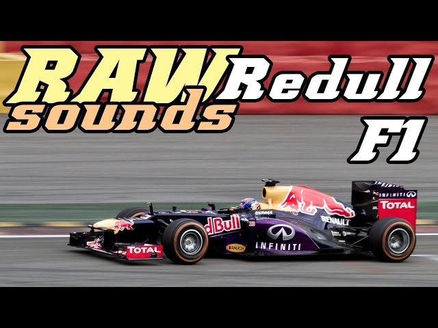 RAW sounds - Redbull F1 RB9 with Max Verstappen