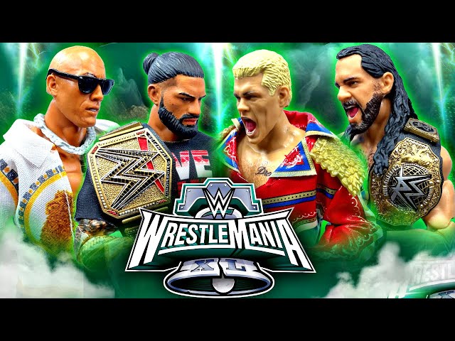 WWE WrestleMania 40 Predictions! WWE Figures!