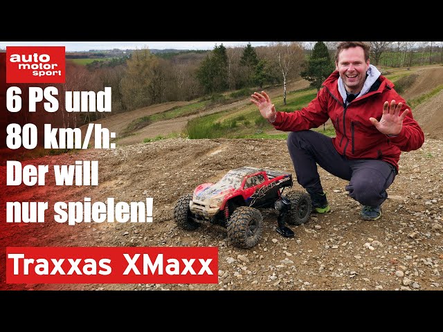 Traxxas X Maxx : Monster-Sprünge im Monstertruck mit 6 PS - Bloch spielt #21 | auto motor sport