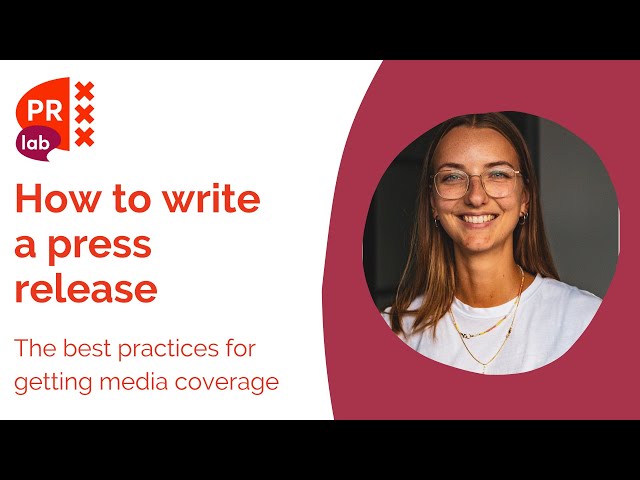 How to write a press release? [Examples, Format and Templates]