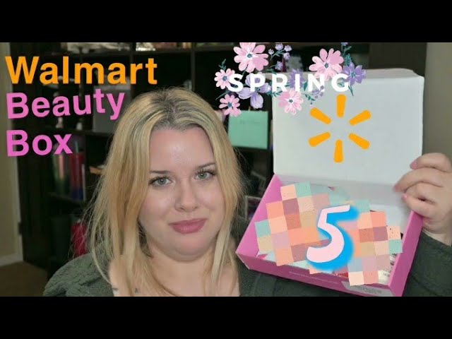 OPEN MY SPRING WALMART BEAUTY BOX WITH ME