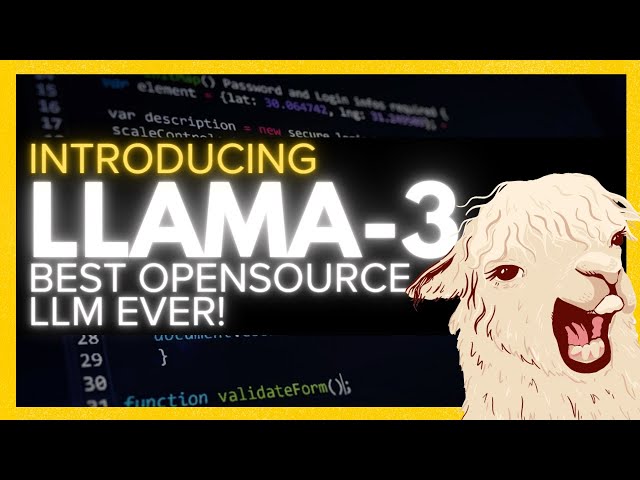 Introducing LLAMA 3: The Best Opensource LLM EVER! On Par With GPT-4