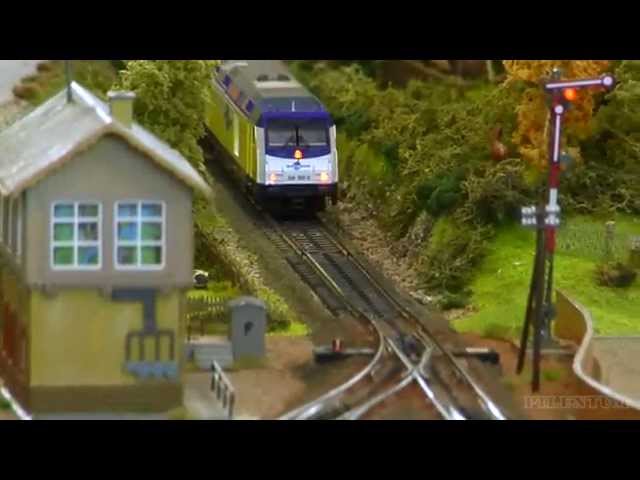 Modular Model Train Layout in HO Scale with Great Scenery