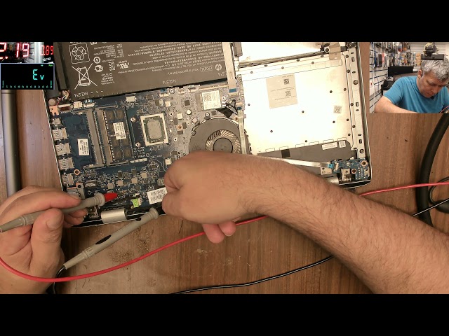 Hp 15-AH150na laptop, dead, not charging - liquid damage repair