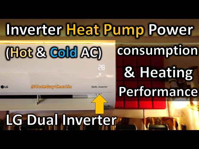 How many units of kWh does Inverter heat pump (Hot and Cold AC) consume in 24 hours